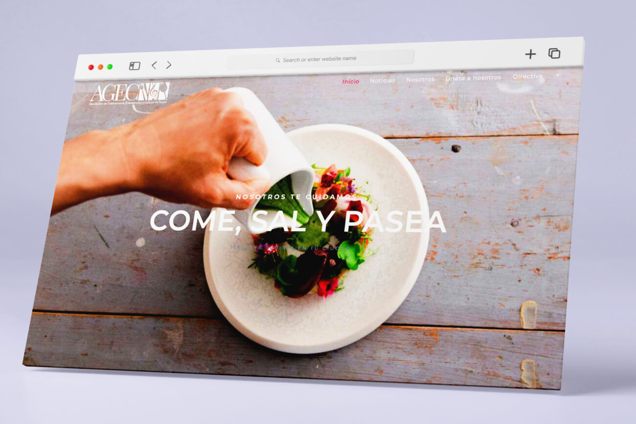 Página web para agec.cl