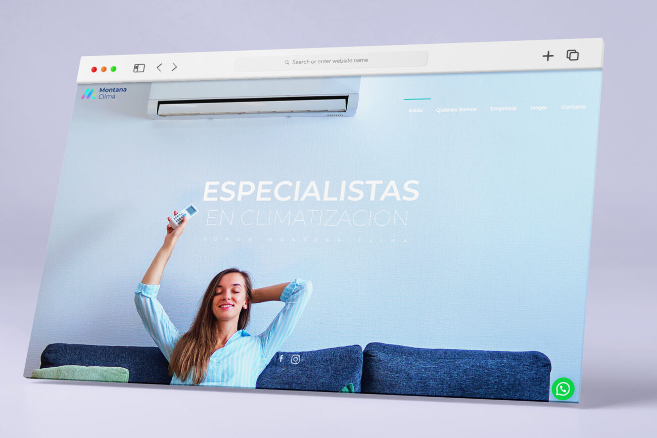 Página web para montanaclima.cl