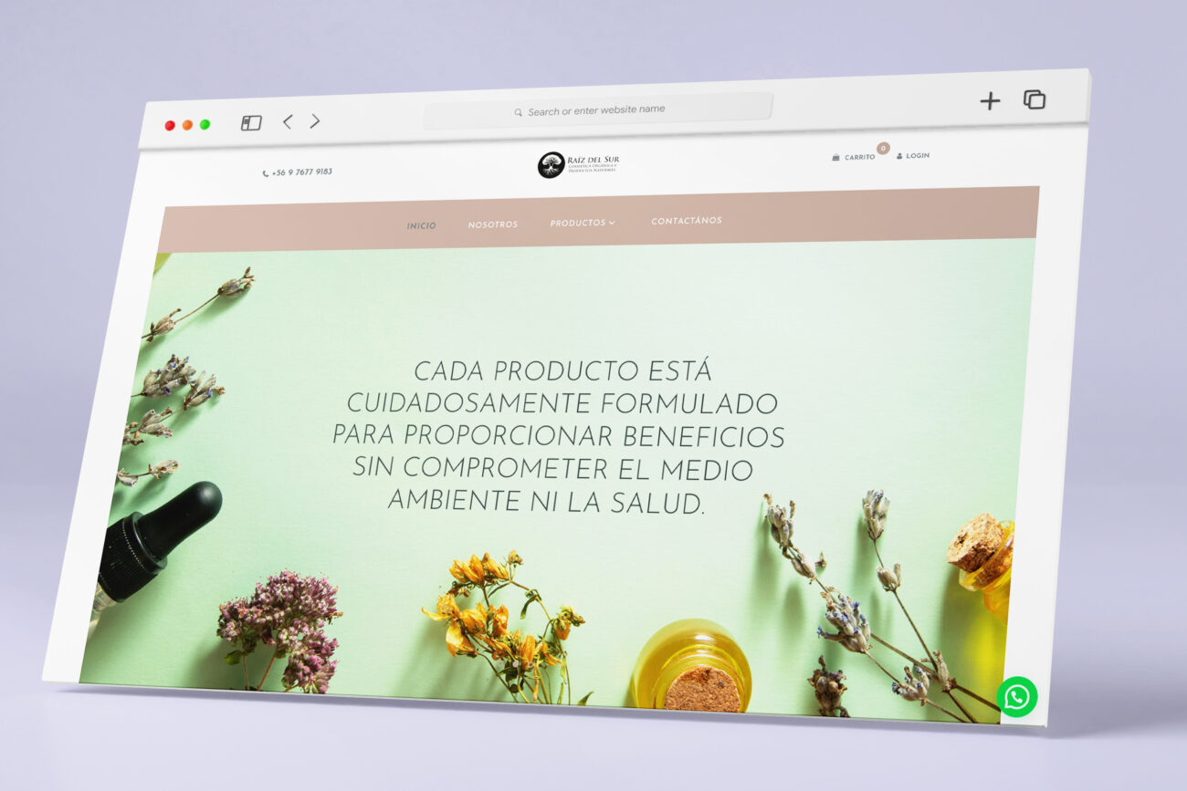 Página Web para raizdelsurpucon.cl